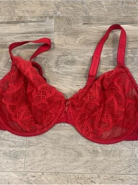 Wacoal Simply Sultry Underwired Red Lace Bra